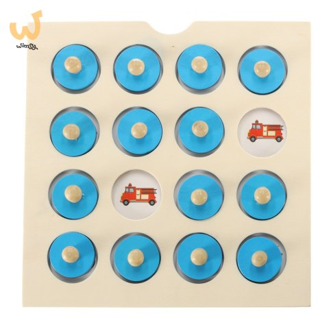 Gra planszowa memory montessori zestaw puzzle drewniane 4 karty Gra planszowa memory montessori zestaw puzzle drewniane 4 karty