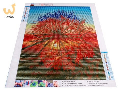 Haft diamentowy Diamond Painting mozaika diamentowa zestaw 5D dmuchawiec Haft diamentowy Diamond Painting mozaika diamentowa zestaw 5D dmuchawiec