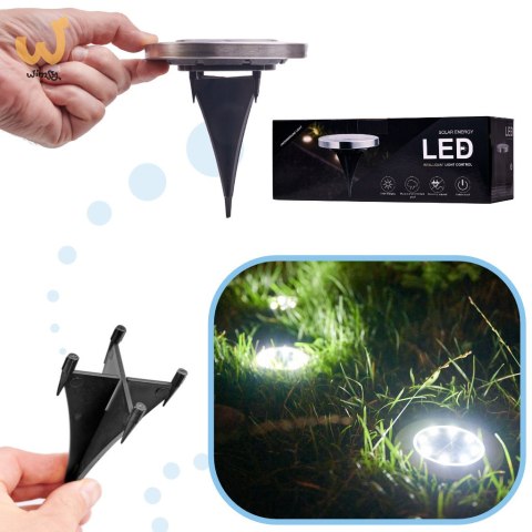 Lampa solarna ogrodowa LED najazdowa gruntowa 12szt Lampa solarna ogrodowa LED najazdowa gruntowa 12szt