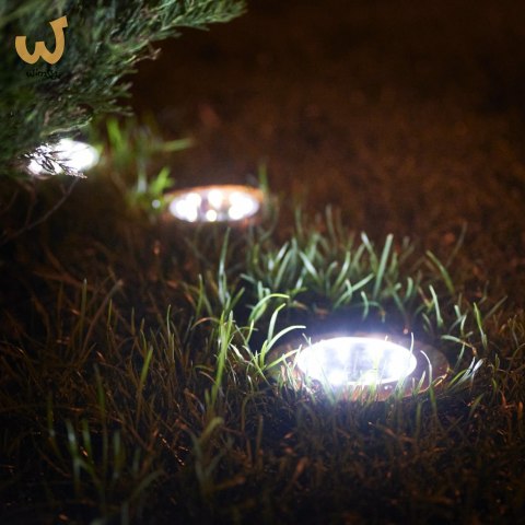 Lampa solarna ogrodowa LED najazdowa gruntowa 12szt Lampa solarna ogrodowa LED najazdowa gruntowa 12szt
