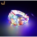 Lampki LED druciki dekoracyjne świąteczne choinkowe 10m 100LED multikolor