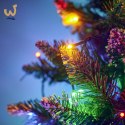 Lampki LED łańcuch świetlny świąteczne choinkowe 10m 100LED multikolor 8 trybów świecenia