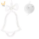 Lampki LED wisząca ozdoba dekoracja okna świąteczne choinkowe dzwoneczek przyssawki 10 LED