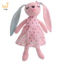 Maskotka pluszowa królik różowy 52cm