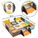 Mata edukacyjna piankowa puzzle zwierzątka kolorowa 114 x 114 cm 25 elementów