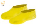 Ochraniacze na buty wodoodporne kalosze S żółte roz. 26-34