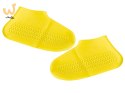 Ochraniacze na buty wodoodporne kalosze S żółte roz. 26-34