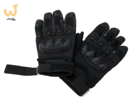 Rękawice taktyczne survival wojskowe ochrona kostek XL czarne Rękawice taktyczne survival wojskowe ochrona kostek XL czarne