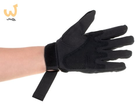 Rękawice taktyczne survival wojskowe ochrona kostek L czarne Rękawice taktyczne survival wojskowe ochrona kostek L czarne