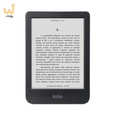 Ebook Kobo Clara BW 6" E-Ink Carta 1300 HD 16GB WI-FI Black Ebook Kobo Clara BW 6" E-Ink Carta 1300 HD 16GB WI-FI Black
