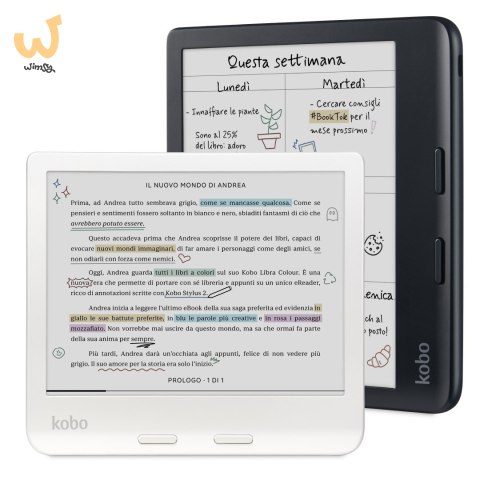 Ebook Kobo Libra Colour 7" E-Ink Kaleido 3 32GB WI-FI Black Ebook Kobo Libra Colour 7" E-Ink Kaleido 3 32GB WI-FI Black