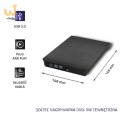 QOLTEC NAGRYWARKA DVD-RW ZEWNĘTRZNA | USB 3.0 | CZARNA