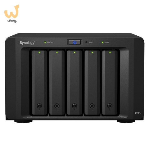 Expansion unit Synology DX517; Tower; 5x (3.5"/2.5" SATA HDD/SSD) Expansion unit Synology DX517; Tower; 5x (3.5"/2.5" SATA HDD/SSD)