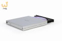 GEMBIRD ZEWNĘTRZNA NAGRYWARKA DVD 8X, CD 24X USB 2.0 SLIM SREBRNA