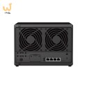 NAS Synology DS1522+; Tower; 5x (3.5" SATA HDD); AMD Ryzen R1600; 8 GB DDR4 ECC SODIMM (max. 32GB), 4 x 1GbE RJ-45