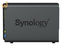 NAS Synology DS223; Tower; 2x (3.5" SATA HDD)/2.5" HDD SSD); Realtek RTD1619B;,2GB DDR4, 1x 1GbE RJ-45