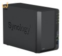 NAS Synology DS223; Tower; 2x (3.5" SATA HDD)/2.5" HDD SSD); Realtek RTD1619B;,2GB DDR4, 1x 1GbE RJ-45