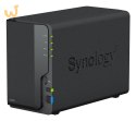 NAS Synology DS223; Tower; 2x (3.5" SATA HDD)/2.5" HDD SSD); Realtek RTD1619B;,2GB DDR4, 1x 1GbE RJ-45