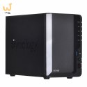 NAS Synology DS224+; Tower; 2x (3.5" SATA HDD); Intel Celeron J4125;,2GB DDR4 (max. 6GB), 2x 1GbE RJ-45