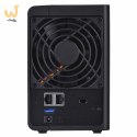 NAS Synology DS224+; Tower; 2x (3.5" SATA HDD); Intel Celeron J4125;,2GB DDR4 (max. 6GB), 2x 1GbE RJ-45