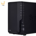 NAS Synology DS224+; Tower; 2x (3.5" SATA HDD); Intel Celeron J4125;,2GB DDR4 (max. 6GB), 2x 1GbE RJ-45