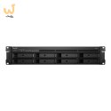 NAS Synology RS1221+, 2U RACK, 8x (3.5" SATA HDD/2.5" SATA HDD), AMD Ryzen V1500B, 4 GB DDR4 ECC SODIMM, 4x 1GbE RJ-45