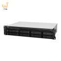 NAS Synology RS1221+, 2U RACK, 8x (3.5" SATA HDD/2.5" SATA HDD), AMD Ryzen V1500B, 4 GB DDR4 ECC SODIMM, 4x 1GbE RJ-45