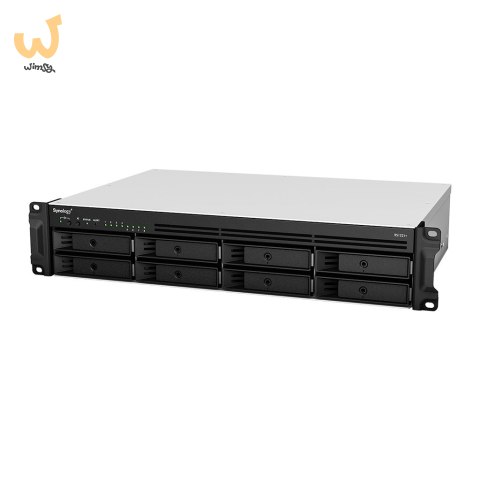 NAS Synology RS1221+, 2U RACK, 8x (3.5" SATA HDD/2.5" SATA HDD), AMD Ryzen V1500B, 4 GB DDR4 ECC SODIMM, 4x 1GbE RJ-45 NAS Synology RS1221+, 2U RACK, 8x (3.5" SATA HDD/2.5" SATA HDD), AMD Ryzen V1500B, 4 GB DDR4 ECC SODIMM, 4x 1GbE RJ-45