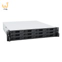 NAS Synology RS2423+; 2U RACK; 12x (3.5" SATA HDD/2.5" SATA SSD); AMD Ryzen V1780B, 8 GB DDR4 ECC UDIMM (max. 32GB), 2x 1GbE RJ-