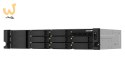 Qnap TS-864eU-RP-8G, 2U, 8 x 2.5"/3.5" SATA, Intel Celeron N5095 4C/4T, 8 GB DDR4 onboard not expandable, 2 x 2.5GbE, Redundant 