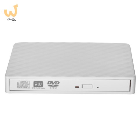 Zewnętrzny napęd optyczny DVD KRUX BIAŁY Zewnętrzny napęd optyczny DVD KRUX BIAŁY