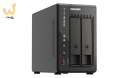 Qnap TS-253E-8G, Tower, 2 x 2.5"/3.5" SATA, Intel Celeron J6412 4C/4T, 8 GB DDR4 onboard not expandable, 2 x 2.5GbE, External ad