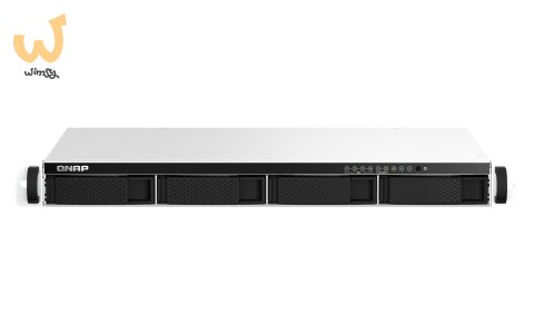 Qnap TS-464eU-8G, 1U, 4 x 2.5"/3.5" SATA , Intel Celeron N5105/N5095 4C/4T, 8GB RAM onboard (not expandable), 2 x 2.5GbE, Single
