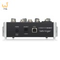 Behringer 502S - 5-kanałowy kompaktowy mikser analogowy z interfejsem USB zaprojektowany specjalnie do obsługi podcastów, stream