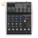 Behringer 802S - 8-kanałowy kompaktowy mikser analogowy z interfejsem USB zaprojektowany specjalnie do obsługi podcastów, stream