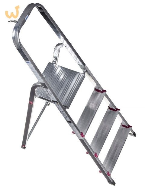 CORDA Drabina domowa aluminiowa 4 stopnie 000705 KRAUSE CORDA Drabina domowa aluminiowa 4 stopnie 000705 KRAUSE
