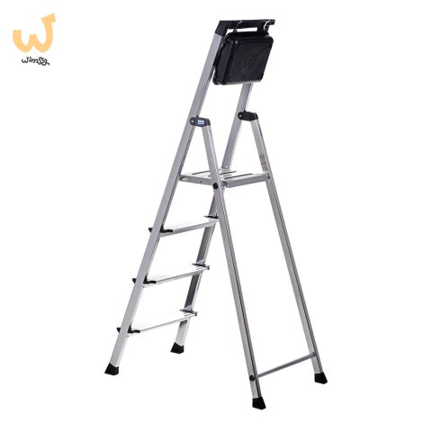 Drabina 4 stopniowa aluminiowa Krause Secury 126528 Drabina 4 stopniowa aluminiowa Krause Secury 126528