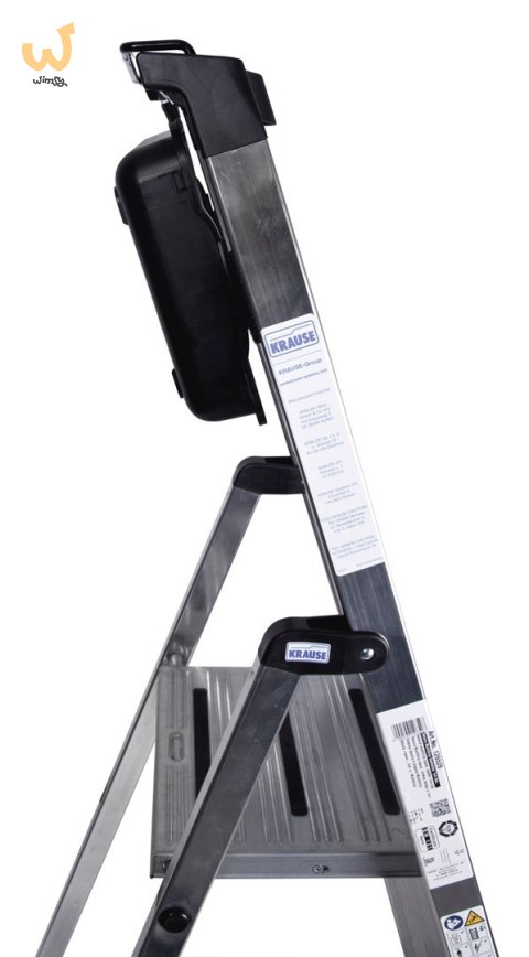 Drabina 4 stopniowa aluminiowa Krause Secury 126528 Drabina 4 stopniowa aluminiowa Krause Secury 126528