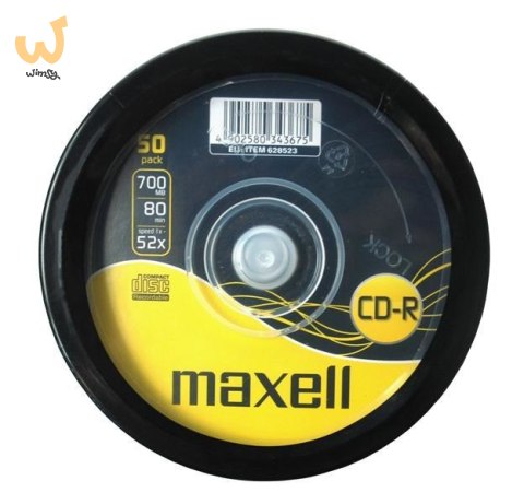 MAXELL CD-R 700 MB 52x80 min, blister, płyta MAXELL CD-R 700 MB 52x80 min, blister, płyta