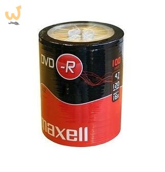 MAXELL DVD-R 4,7GB 100 szt. w opakowaniu SHRINK. Prędkość zapisu 16X, 120 min. Przeznaczenie nagrywanie Multimediów.