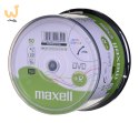 MAXELL Płyta DVD+R 4,7GB, 50 szt. w opakowaniu cake (szpindel). Prędkość zapisu 16X, 120 min. Płyty do nadruku atramentowego. Pr