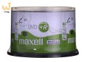 MAXELL Płyta DVD+R 4,7GB, 50 szt. w opakowaniu cake (szpindel). Prędkość zapisu 16X, 120 min. Płyty do nadruku atramentowego. Pr