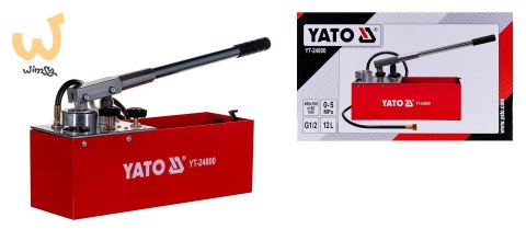 Pompa ręczna do prób ciśnieniowych YT-24800 YATO