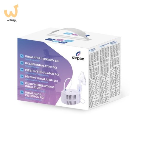 Cichy inhalator tłokowy dla całej rodziny EGI mark Cichy inhalator tłokowy dla całej rodziny EGI mark