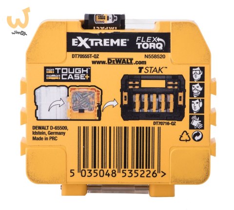 Końcówki do wkrętarki 2x25/25szt. DT70555T DEWALT Końcówki do wkrętarki 2x25/25szt. DT70555T DEWALT