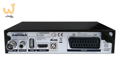 ESPERANZA TUNER DVB-T2 H.265/HEVC EV107R ESPERANZA TUNER DVB-T2 H.265/HEVC EV107R