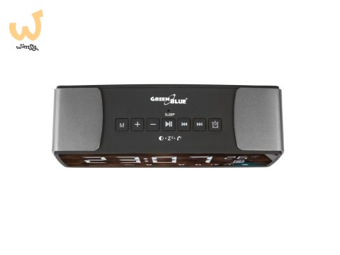 GREENBLUE RADIOBUDZIK BLUETOOTH 4.2, FM, AUX-IN, 6W, TEMPERATURA, ALARM, ZEGAR, AKUMULATOR 2200MAH GB200 GREENBLUE RADIOBUDZIK BLUETOOTH 4.2, FM, AUX-IN, 6W, TEMPERATURA, ALARM, ZEGAR, AKUMULATOR 2200MAH GB200