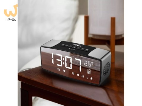 GREENBLUE RADIOBUDZIK BLUETOOTH 4.2, FM, AUX-IN, 6W, TEMPERATURA, ALARM, ZEGAR, AKUMULATOR 2200MAH GB200 GREENBLUE RADIOBUDZIK BLUETOOTH 4.2, FM, AUX-IN, 6W, TEMPERATURA, ALARM, ZEGAR, AKUMULATOR 2200MAH GB200