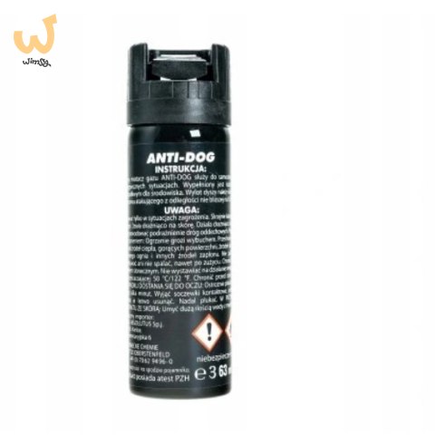 Gaz pieprzowy ANTI-DOG chmura 63ml (1415) TW 1000 Gaz pieprzowy ANTI-DOG chmura 63ml (1415) TW 1000