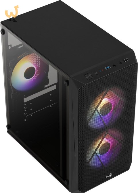 OBUDOWA AEROCOOL GS CS-107-A-BK-v2 FRGB OBUDOWA AEROCOOL GS CS-107-A-BK-v2 FRGB